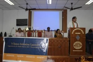 Sashi Tharoor speaking at Vlisten Initiative inaugration event Nov, 2016