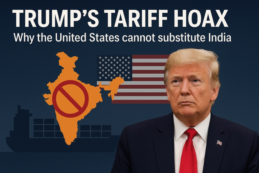Trump’s tariff hoax – Why the United States cannot substitute India