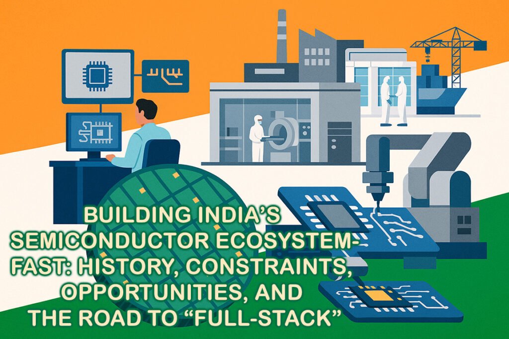 Building India’s Semiconductor Ecosystem—Fast: History, Constraints, Opportunities, and the Road to “Full-Stack”