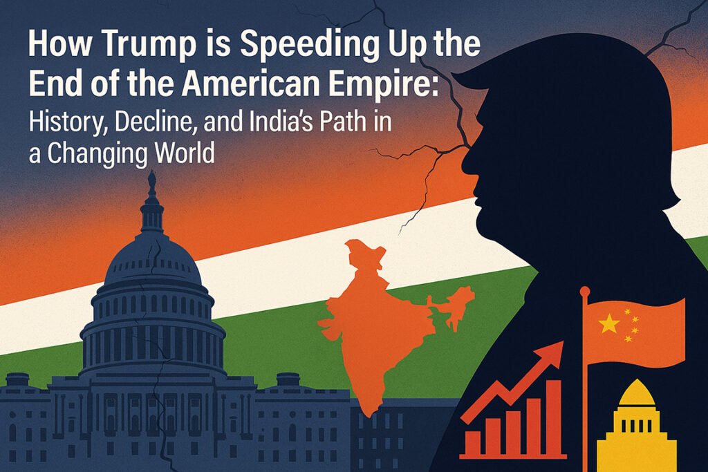 How Trump is Speeding Up the End of the American Empire: History, Decline, and India’s Path in a Changing World