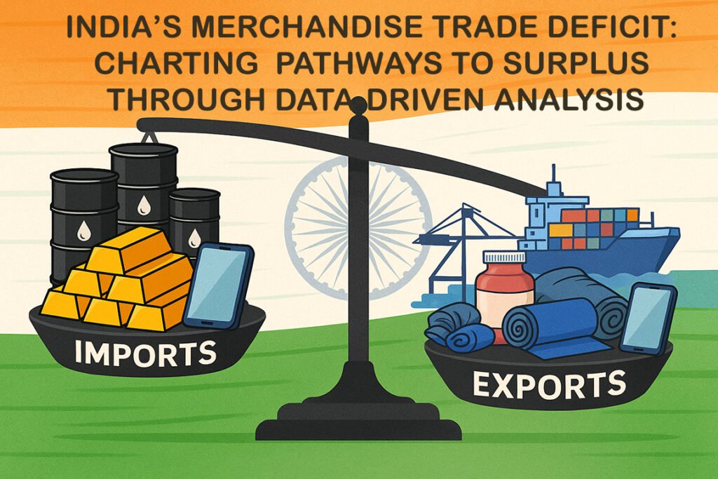 India’s Merchandise Trade Deficit: Charting  Pathways To Surplus Through Data-Driven Analysis
